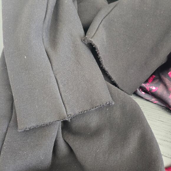 Frank & Eileen Izzie Sweatshirt Party Dress Black Quiet Luxury Women Medium - Picture 9 of 13